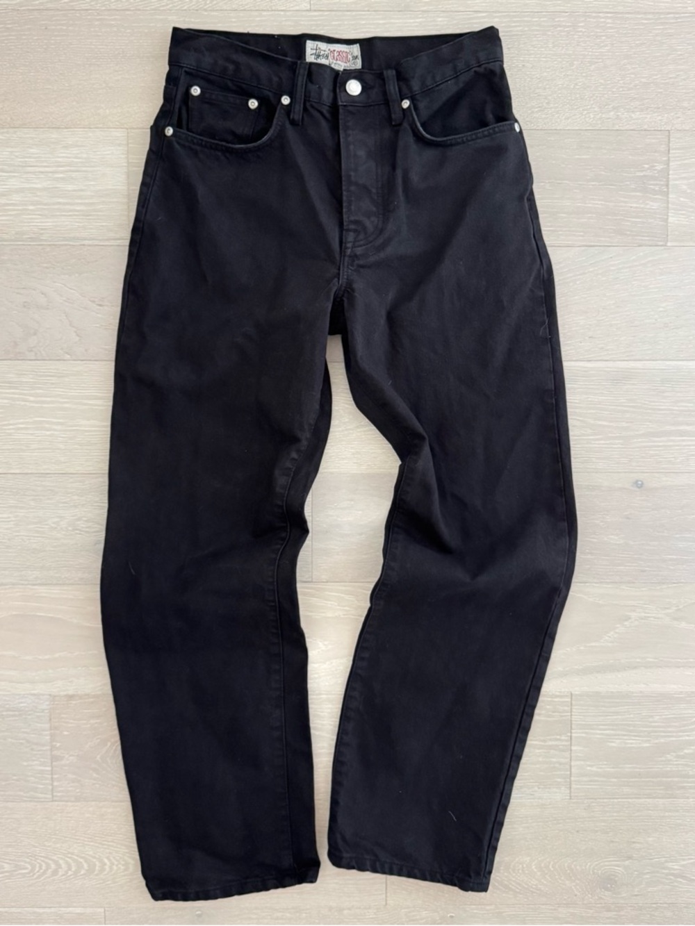 Stussy “Classic” Jeans in Black - Relaxed Fit - Size 28